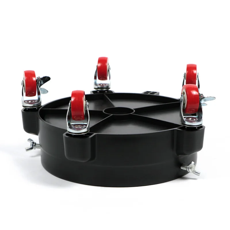 Black Car Wash Bucket Dolly 10-20L Buckets Car Wash Bucket 360 Degree Universal Base