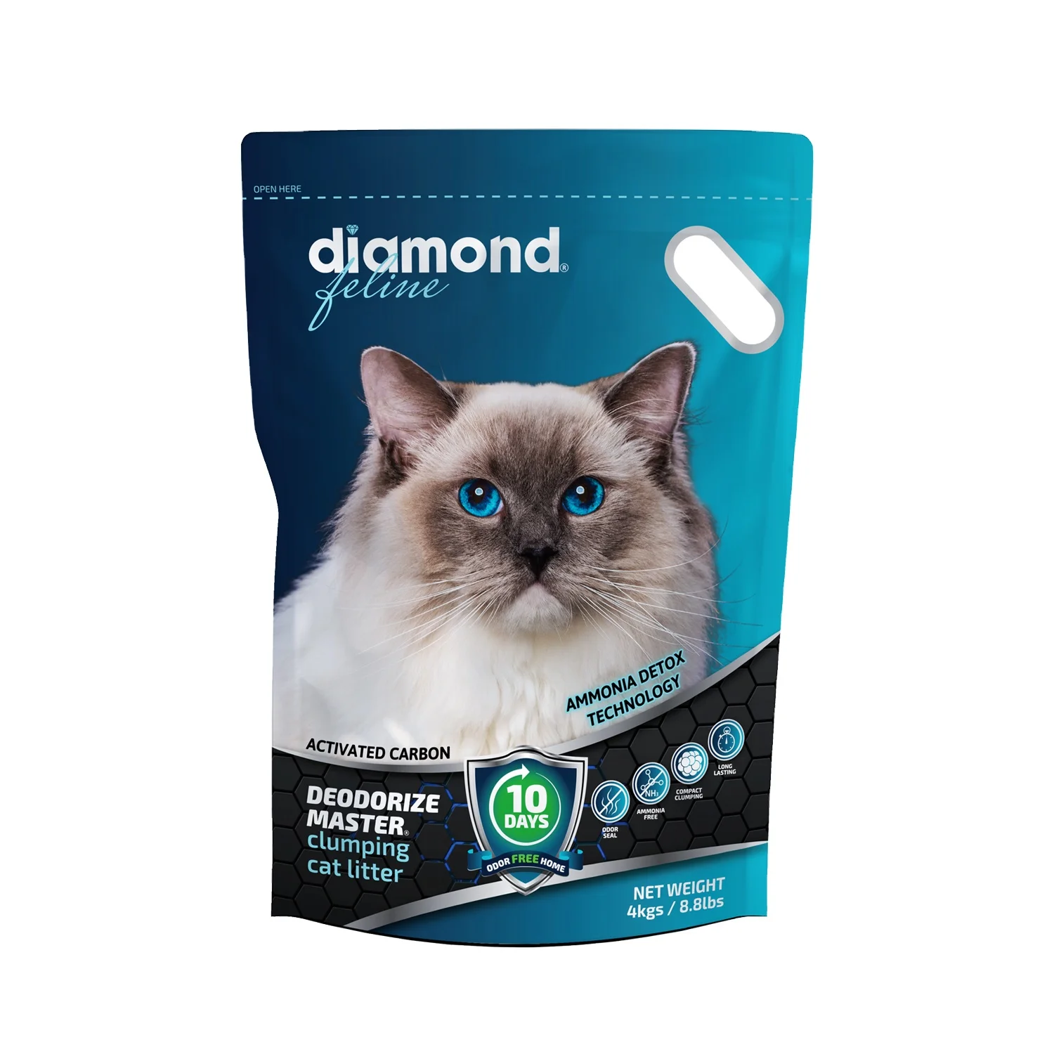 Deodorize master Cat Litter with carbon pet litter