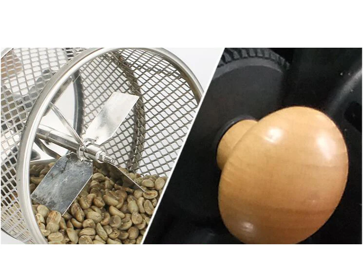 230V Electric Coffee Roaster home hot air coffee bean roasting machine 200g 8-10mins roasting time