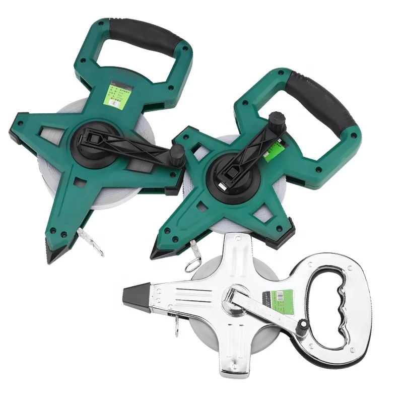 Engineering surveying portable steel frame ruler 30/50/100 meters into the ground ruler