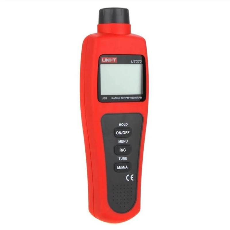 UNI-T  UT372 non-contact Digital Laser tachometer Data hold Odometer/MAX/MIN/AVG mode;RPM range 10~99999RPM USB interface