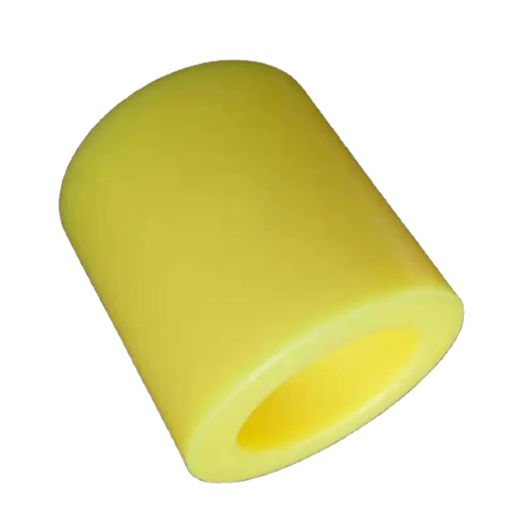 custom OEM cnc machining plastic parts bushings sleeve nylon POM hdpe  PP PU plastic products