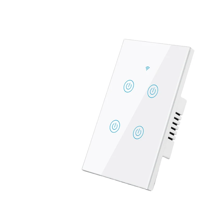 US standard Homekit touch sensing smart home WiFi wall light switch, remote control switch Siri voice control, IOS ecosystem