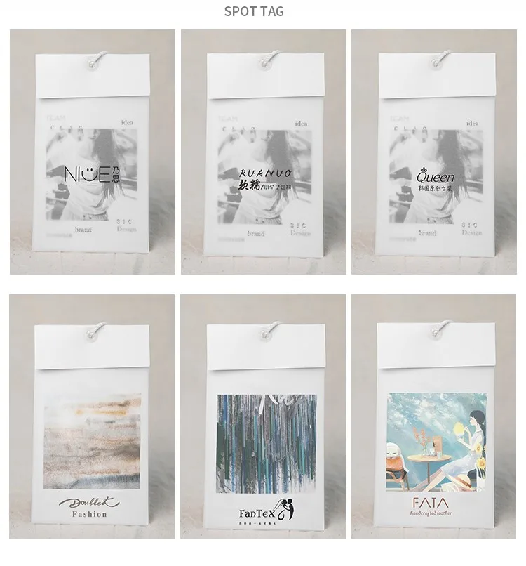 Jeans Tag Custom PVC Tag with String 3 Layer Die Cut Special Printing Printed Label Children's Shoes Sustainable Shoes Card