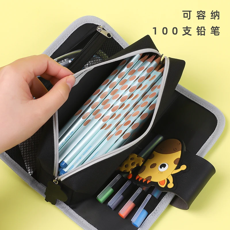 2021 NEW Design Cartoon Cartuchera Stationery Detachable Penbag Separate Pencil Case School pouches