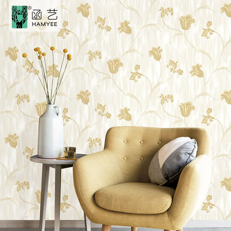 3d non woven modern wallpaper roll pvc office wall paper series