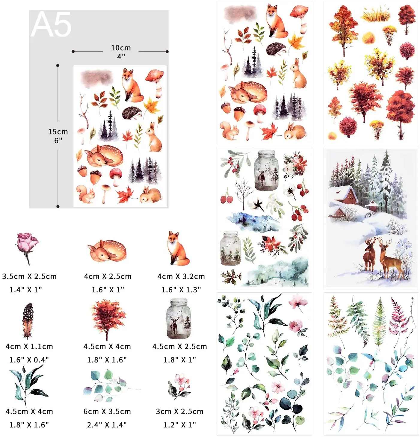 Large Rub on Transfers for Furniture Home Decor Transfers Furniture and Craft Decals Floral Home Diy Transfer Sticker decal