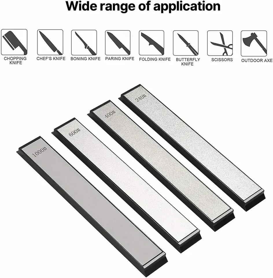 4pcs-set 50sets-carton SATC Professional Premium Whetstone Coarse Sharpening Stone Diamond Sharpening Knife & Axe Sharpeners