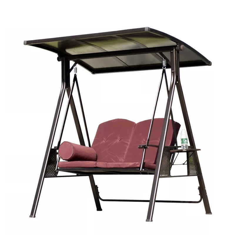 Hot Selling Outdoor Garden luxury Metal Iron Hanging Swing Chairs For Two People