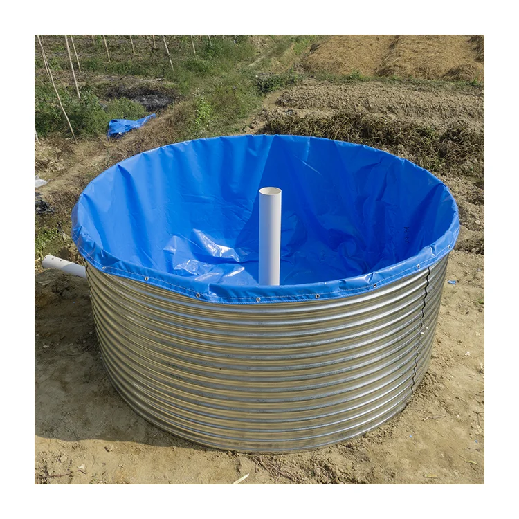 
large round aquarium crab pisciculture plastic water tank koi tilapia shrimp fish farm pond 