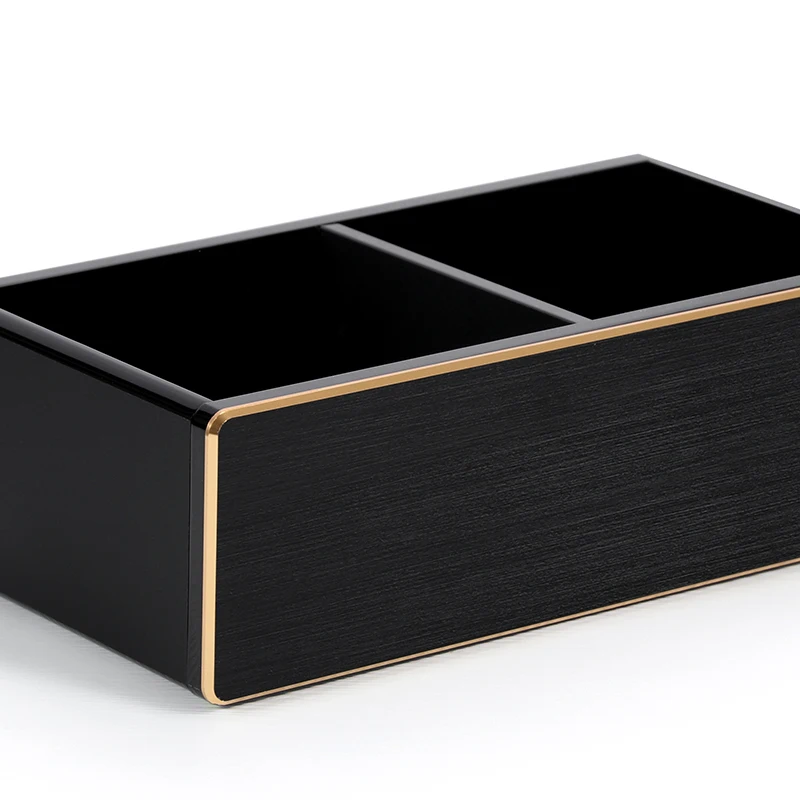 High quality hotel tea box with customized LOGO coffee and tea bag organizer storage box