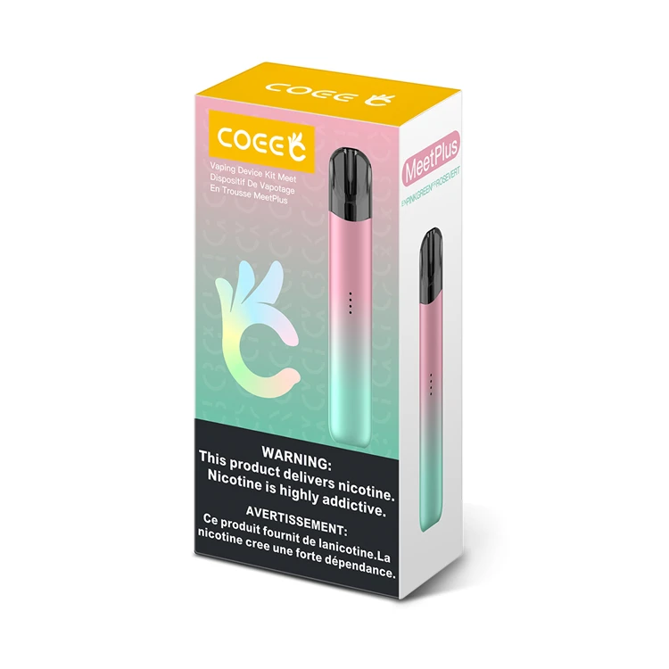 Manufactory Direct Battery Rechargeable Vape Pen Electronic Cigarette With Box