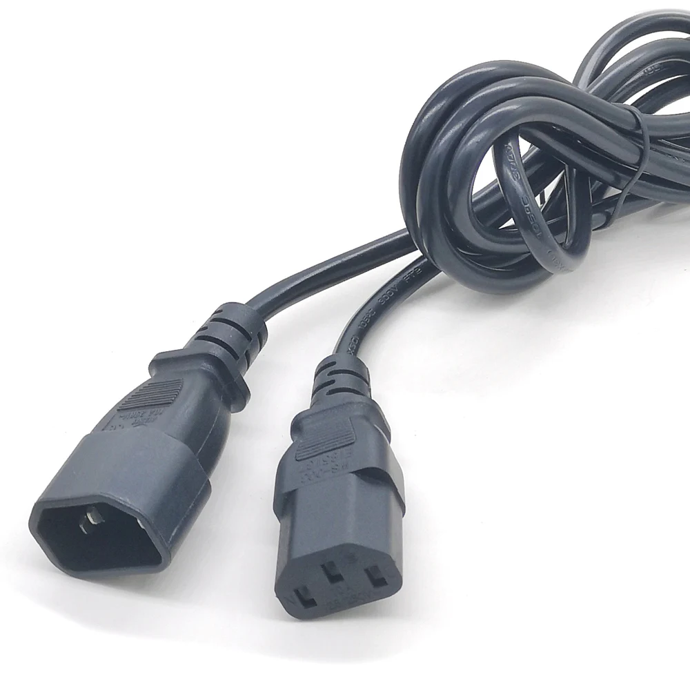 2 м 18AWG 3C (0 824 мм) C13 к C14 шнуру