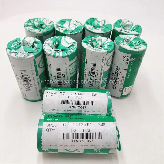 20x35x7mm Shaft oil seal TC20357 20x35x7mm NQK SF NBR grease seal TC20357 TC20x35x7 oil seal