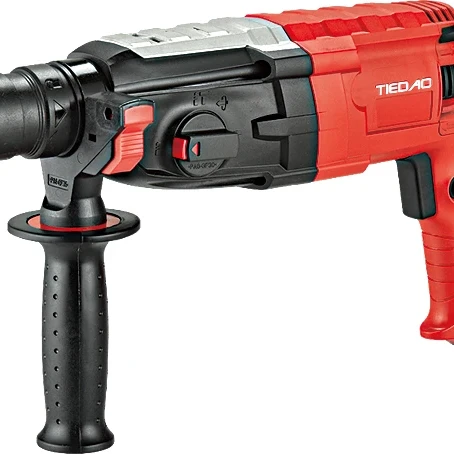 TIEDAO TD2801 Factory price professional Rotary hammer Drill 28mm four function  Power tools machine 820W SDS PLUS