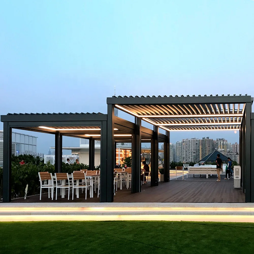 Arches Arbours Pergolas Bridge Louvre  Aluminium Gazebo
