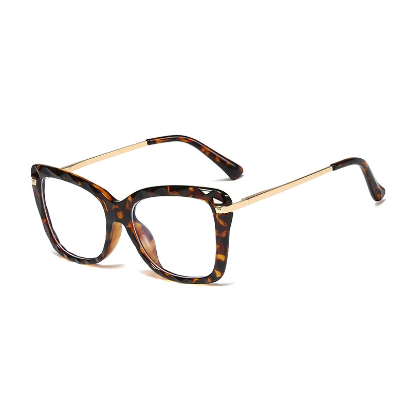Cat eyes crystal tr90 eyeglasses Anti blue light glasses Eyewear spring hinge computer game optical glasses