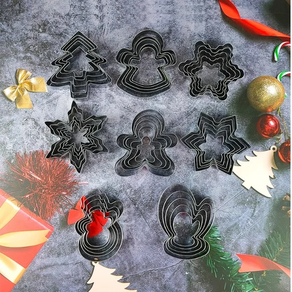 Christmas cookie cutter Gingerbread Man mold biscuit Mold festival celebration bread cutter
