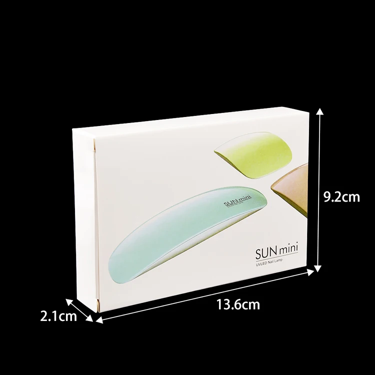 USB charging 45s/60s time setting sunshine foldable 6w mini uv gel nail dryer machine uv led lamp nail dryer