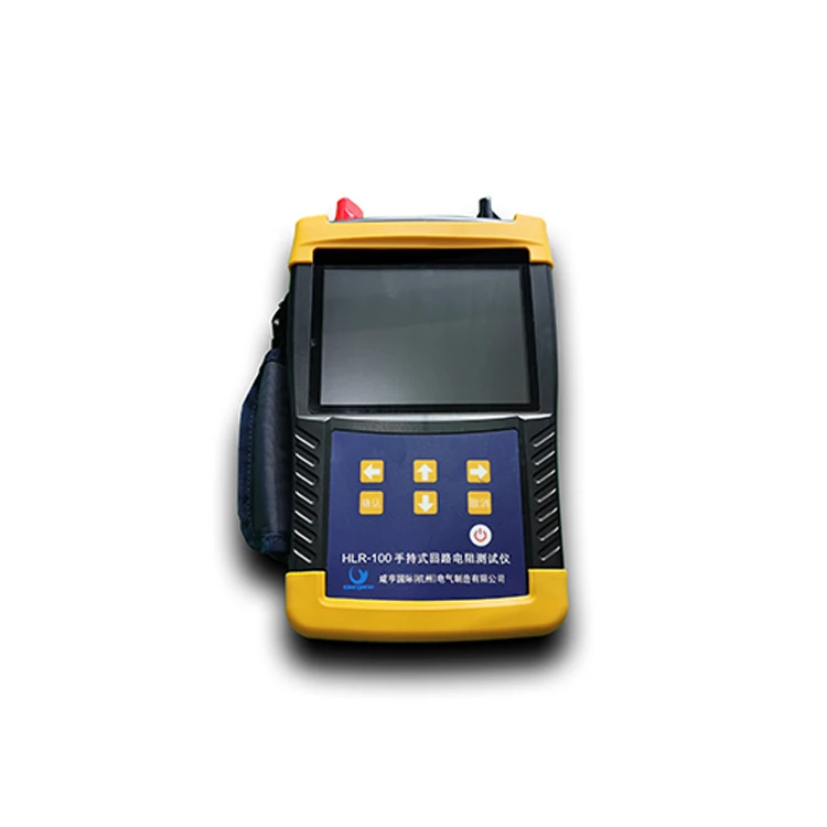 HLR-100 Handheld Loop Resistance Tester Measurement Systems Manual Portable Digital Real-time Data Printing