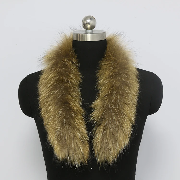 
DIY Clothing Hood Trim Real Fox Fur Trimming Raccoon Fur Strips 