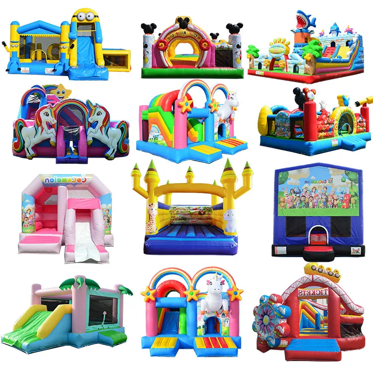 Bouncing Inflatable Jumper Modern Blow Up Tan 1piece Bouncy Castle For Kids Bounce House