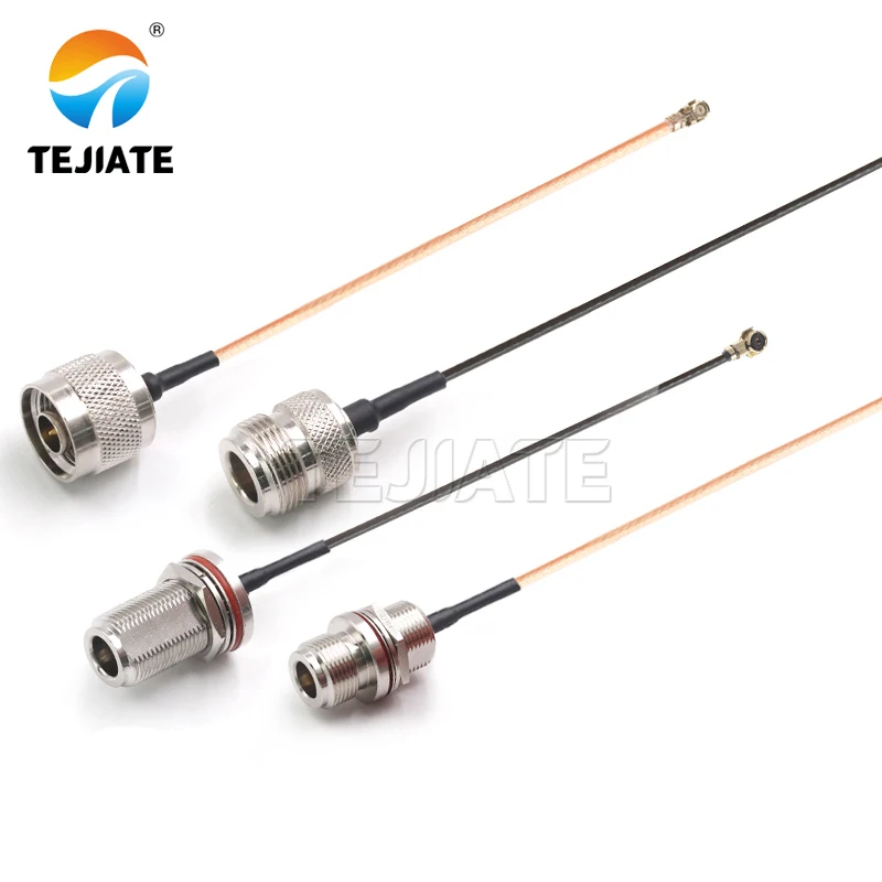 IPEX1-N RF1.13 косичка водонепроницаемый N Женский Соединительный кабель с прямым углом 1,13 мм и разъемом к Ipx Ipex Ufl кабель