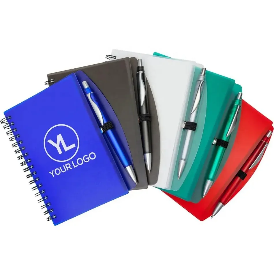 stationery notebook/A5 eco recycled paper notepads and pen