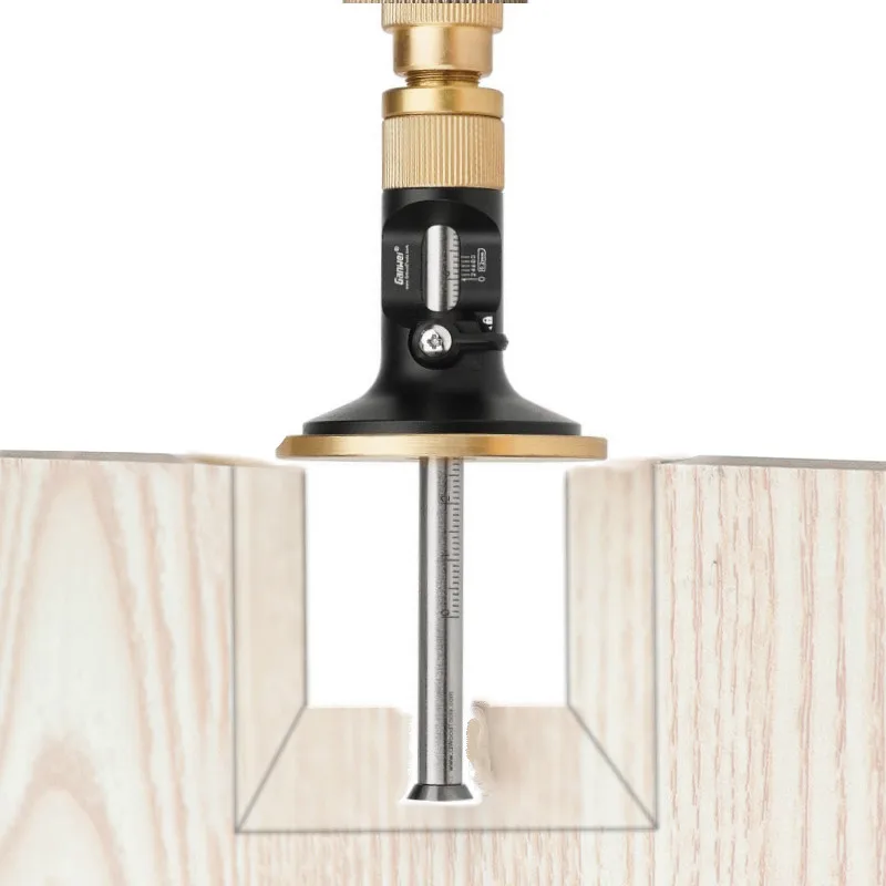 Carpenter Scriber High Precision Copper Parallel Line Drawing Mortise Scribing Gauge European-Style Resistance Marking Tool