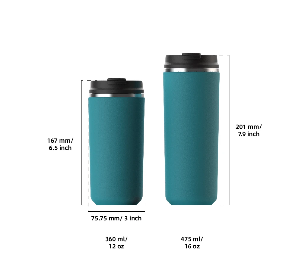 New Design 16oz Stainless Steel Vacuum Insulated Coffee Mug Business Style Customization