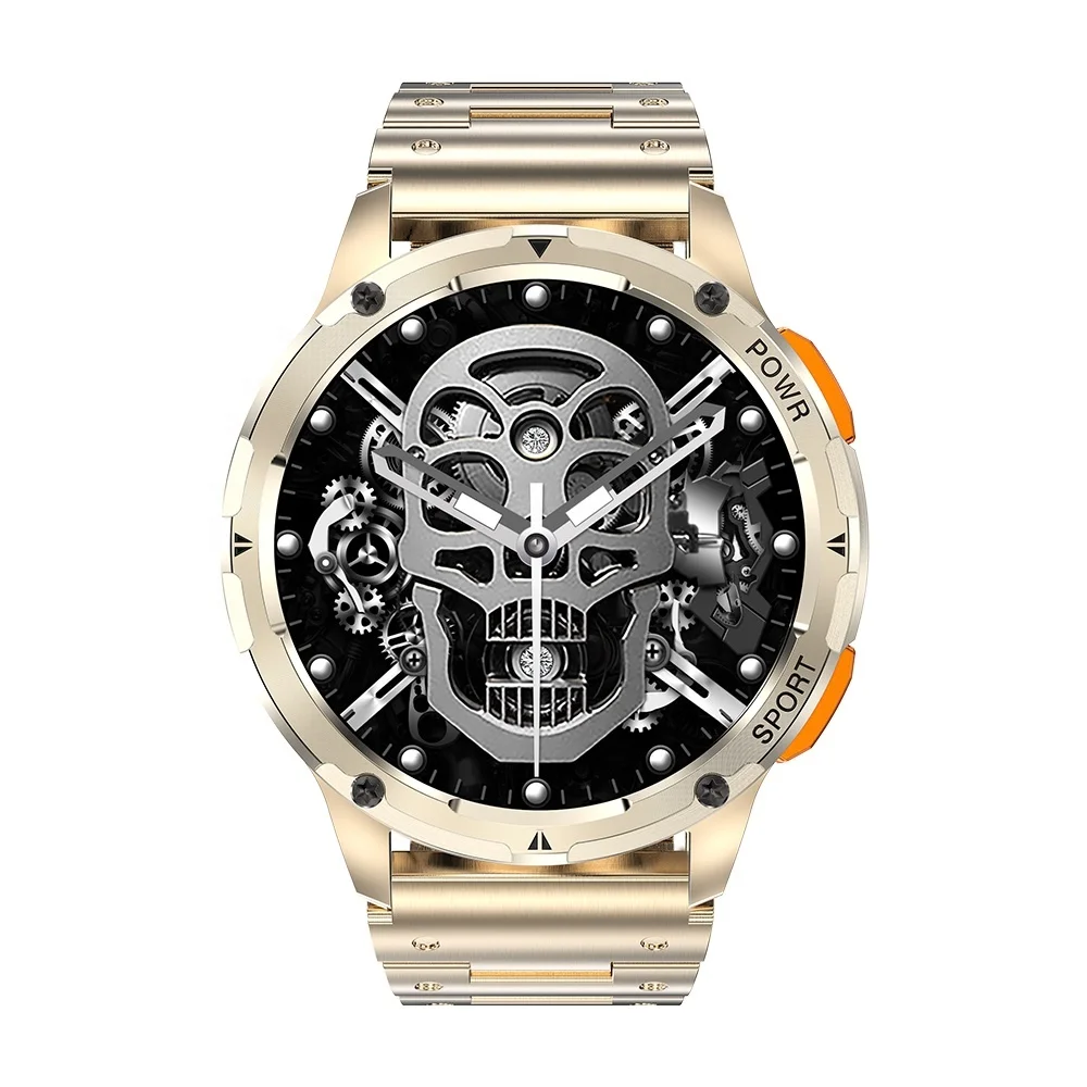 AK59 Smart Watch 2024 Outdoor Sports 1.43inch AMOLED BT Calling 400mAh Battery Health Heart Rate SpO2 Monitoring Smart Watch