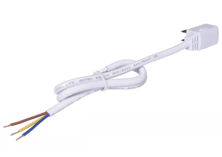 110V 260Voltage LED power track system connector 3 pin electrical plug connect the track with strip LED lighting link line