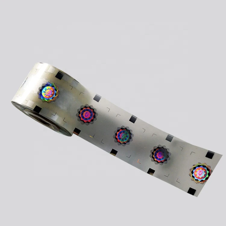  Roll Form Custom PET Holographic Hot Stamping Foil for Paper
