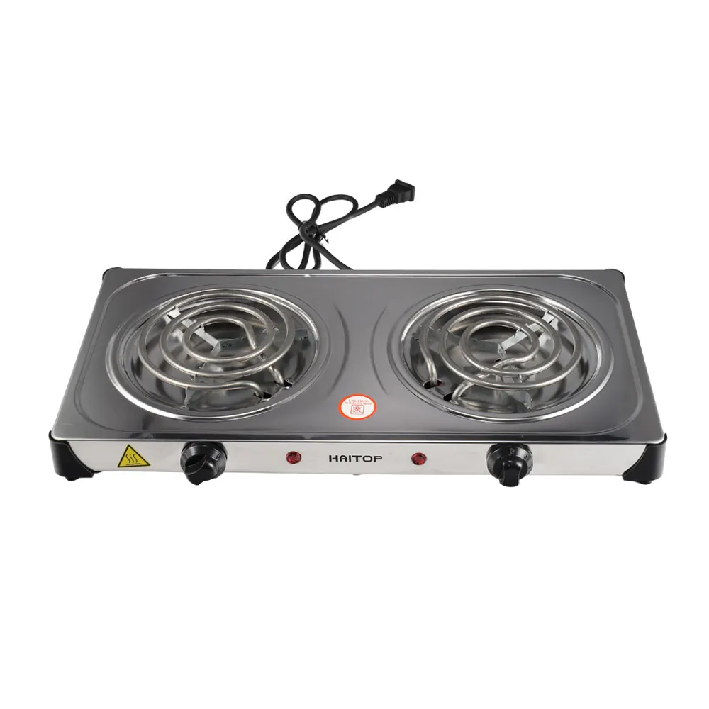 Портативная электрическая горелка двойная настольная плита