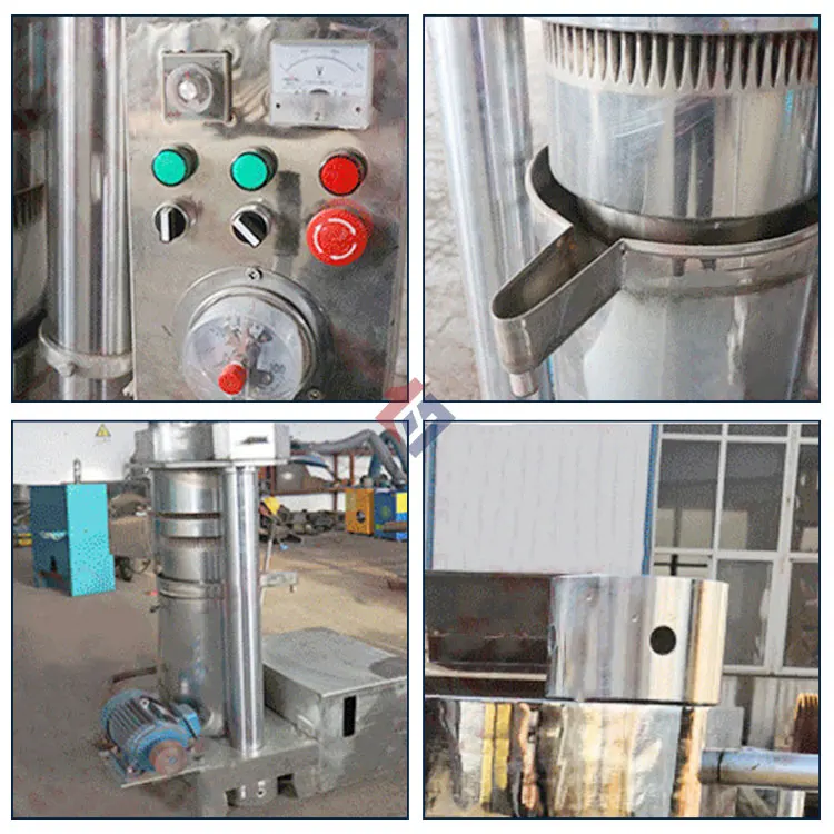 Commercial walnut hydraulic cold press oil making machine