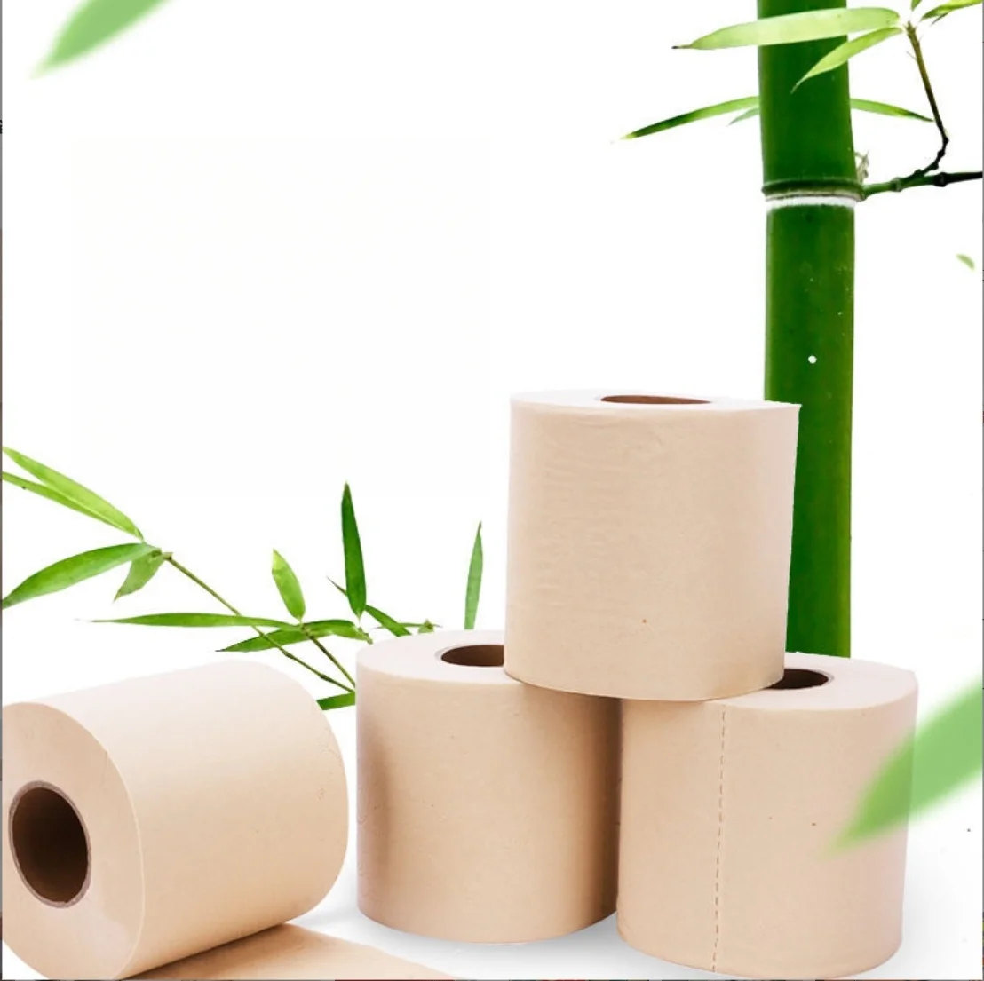 Toilet Tissue Toilet Paper Wholesale Manufacturers Bamboo in Copy Paper White OEM Customized Packing Room Pulp Color Feature Eco