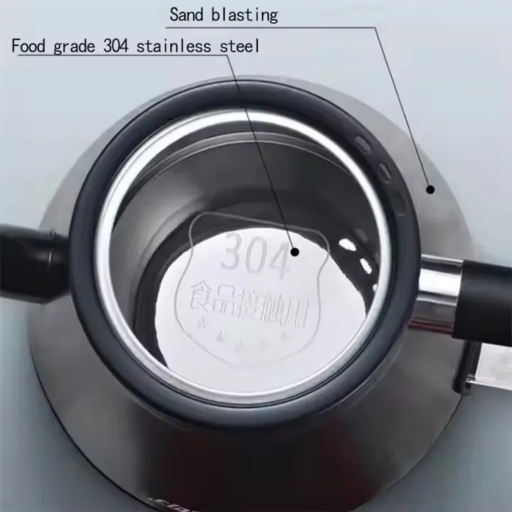 OEM Digital Smart Wifi Coffee Kettle with Gooseneck Wooden Handle Long Neck Boiling Hot Water Tea Kettle for Home Car for Hotels