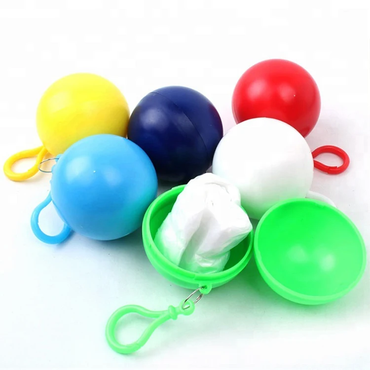 Распродажа хорошо одноразовый плащ рекламные гольф мяч печатных плащ пончо в мяч