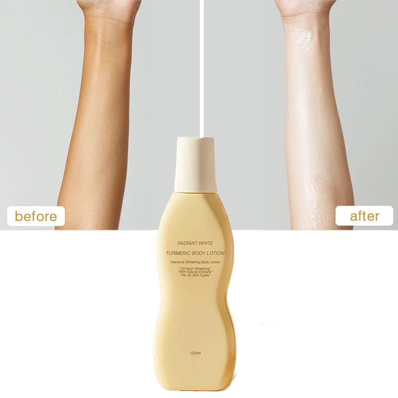 Skin Double Whitening Body Face Hand Lotion turmeric Body Treatment Cream vitamin C Body Lotion