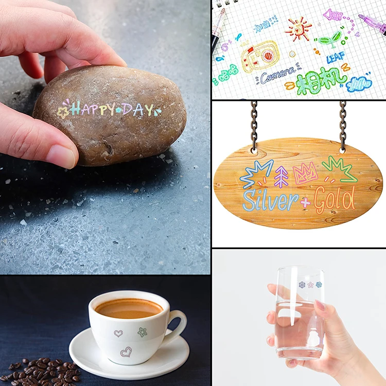 factory custom high quality indelible ink sublimation marker 30 colors non toxic 3.5 mm bullet tip permanent ceramic marker pen