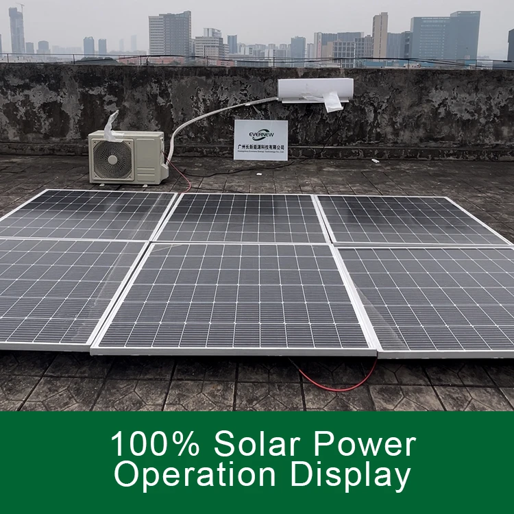 Best Evernew Solar Air Conditioner Solar Powered Air Conditioner 12000BTU 18000BTU 24000BTU 1.5HP 2HP 3HP Hybrid Power ACDC
