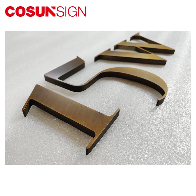 stainless steel letters 3d letters metal sign