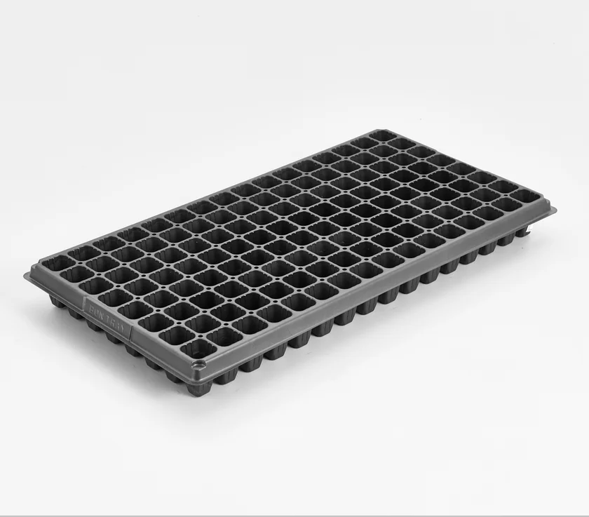 
128 Cells Seedling Tray Transplanter Biodegradable Plastic Seedling Germination Rice Seed Tray 