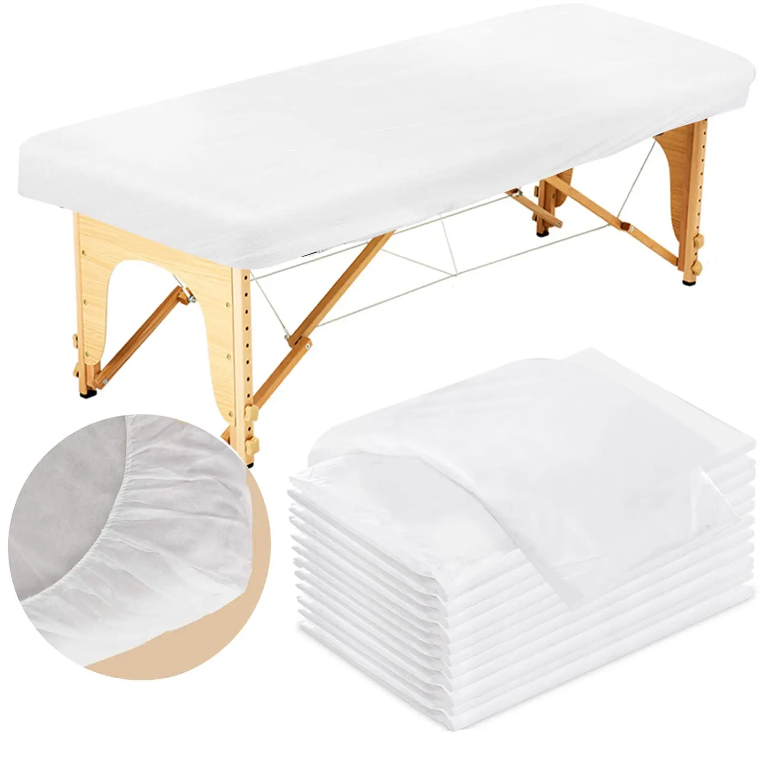 Best Selling bed sheet spa waterproof disposable massage table cover
