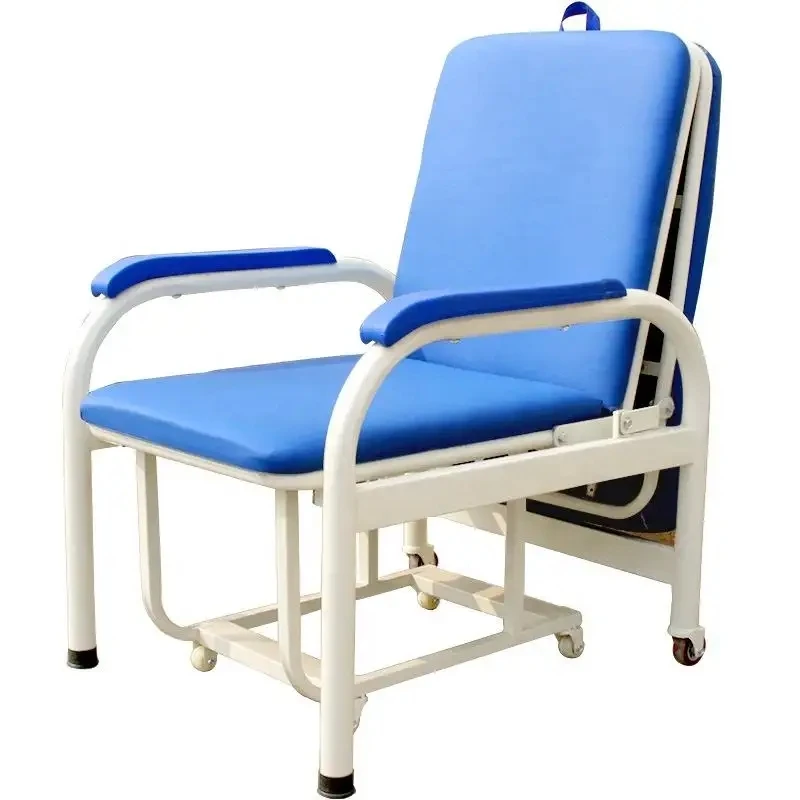 Hospital ward medical folding accompanying chair nap folding bed comfortable and durable infusion chair