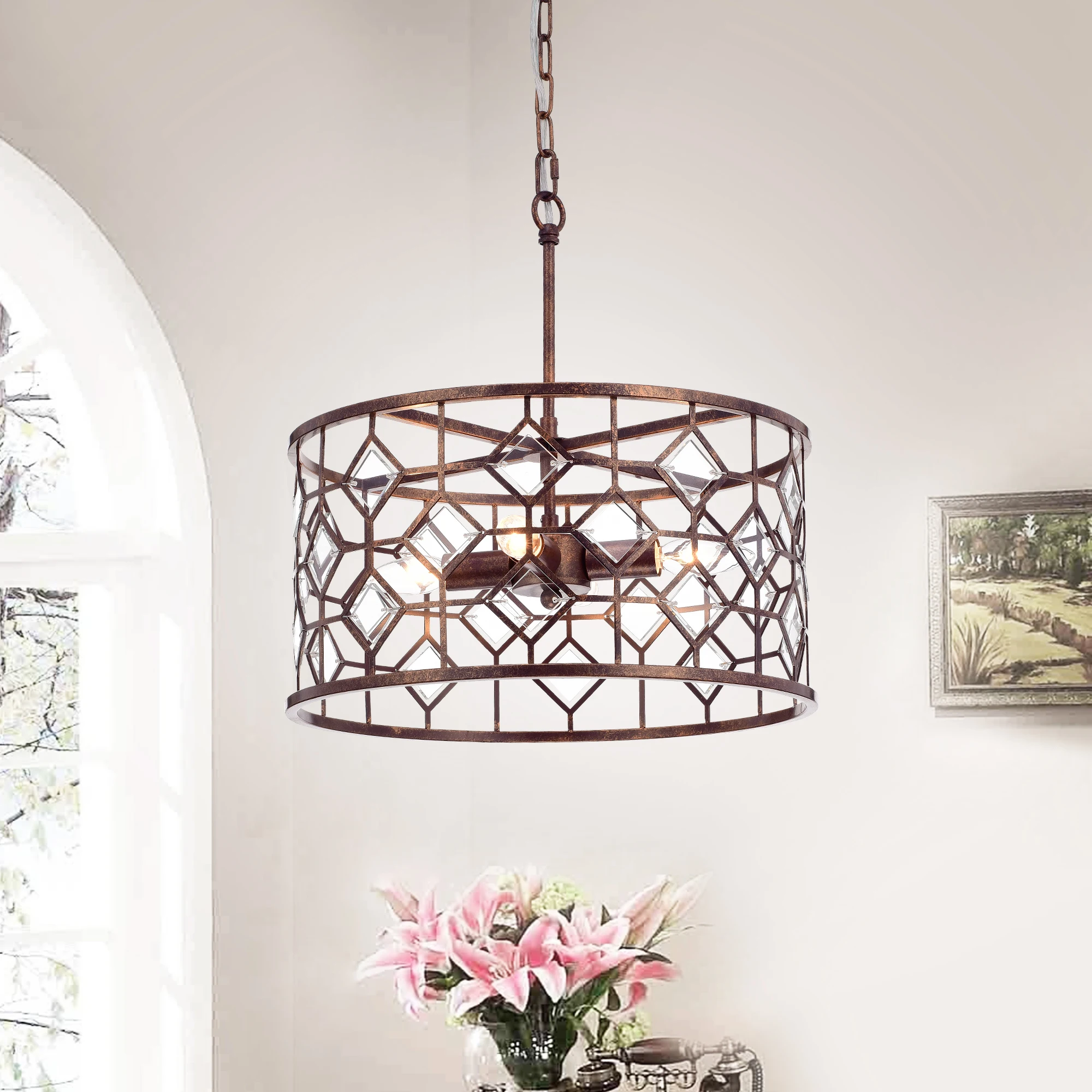 Pendant Lighting Lamp Modern Industrial Crystal Lamps Chandeliers For Banquet Hall Hotel Lobby