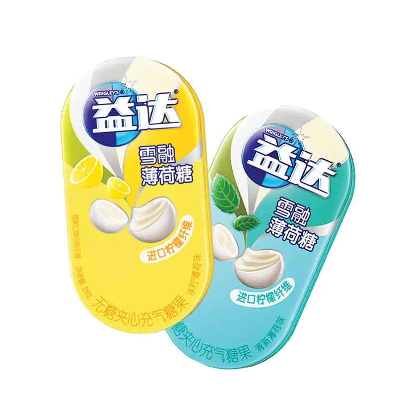 Качественная жевательная резинка для конфет без сахара в виде надувных минтов 21 г