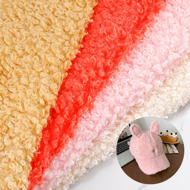 Hot Selling Garment Slippers, Throw Pillow 100% Polyester Knitted Breathable Teddy Granular Plush Fleece Fabric/