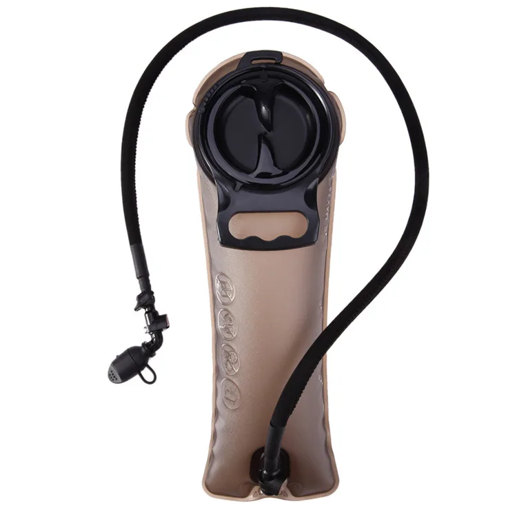 BURAQ Tactical TPU 2.5L 3L  2L Hydration Bladder Water Bag Pouch Hunting Hiking Outdoor Sport Cycling Portable Brown Gift