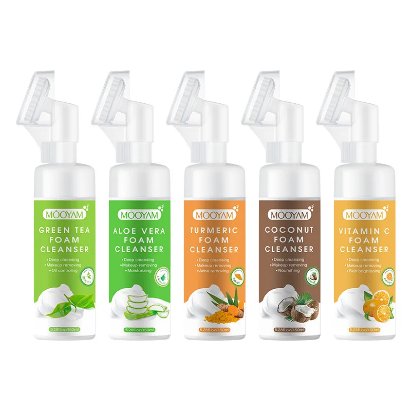korea foam cleanser Blemish Clearing Moisturizer gentle skin green tea face wash Daily Care foam cleanser